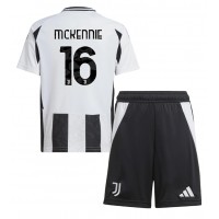 Juventus Weston McKennie #16 Replica Home Minikit 2024-25 Short Sleeve (+ pants)